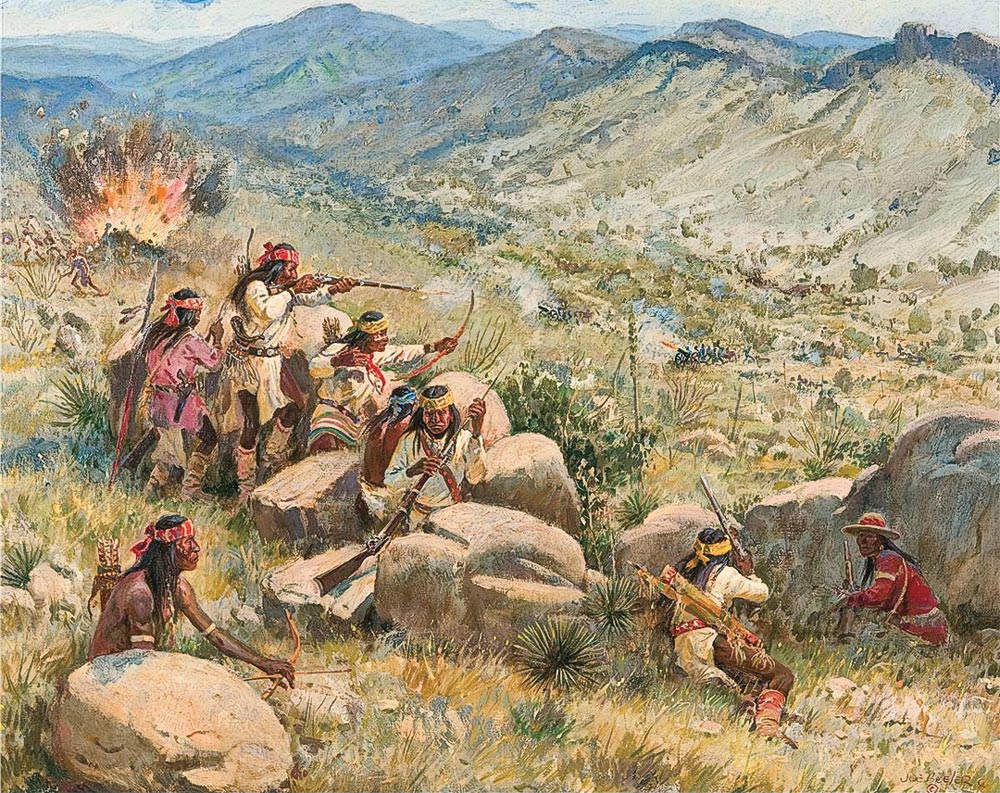 King and (&) Country TRW188 Crouching Apache w/Winchester King and (&) Country TRW188 Crouching Apache w/Winchester